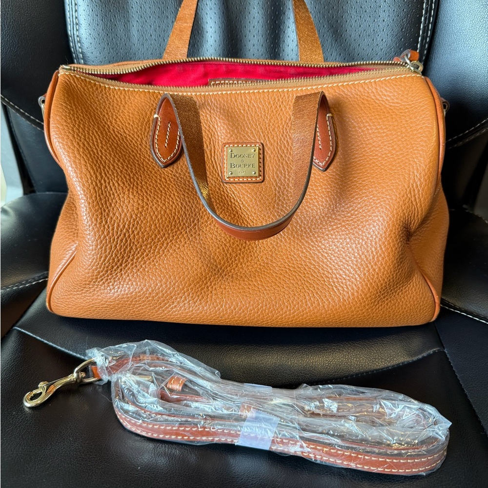 Dooney & Bourke Pebbled Leather Olivia Satchel